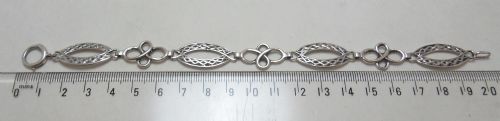 DESIGNER VINTAGE CELTIC SILVER BRACELET BY ROBERT ALLISON - ADDITIONAL PHOTO 7