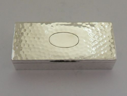 ARTS CRAFTS SILVER BOX LONDON 1915 GILT INTERIOR - ADDITIONAL PHOTO 5