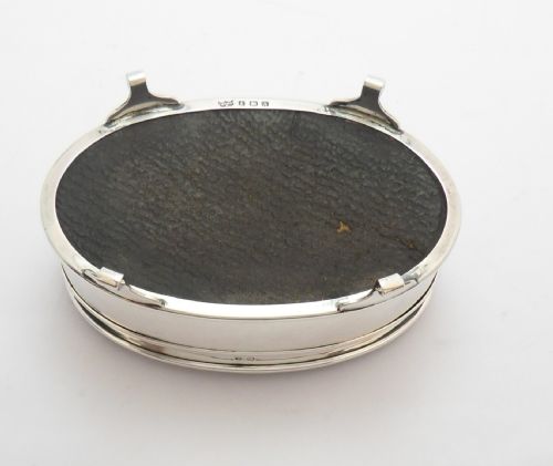 MAPPIN WEBB SILVER TORTOISESHELL BOX BIRMINGHAM 1925 - ADDITIONAL PHOTO 8