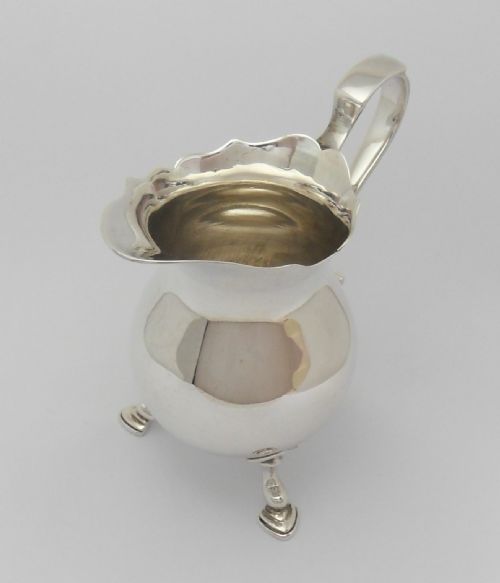 FINE SILVER MILK JUG LONDON 1937 BY EDWARD BARNARD SONS LTD - ADDITIONAL PHOTO 2