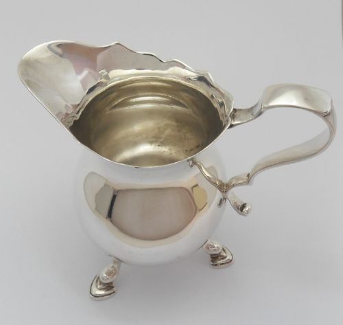 FINE SILVER MILK JUG LONDON 1937 BY EDWARD BARNARD SONS LTD - ADDITIONAL PHOTO 3