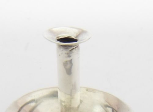 VICTORIAN MINIATURE SILVER CHAMBERSTICK BIRMINGHAM 1900 - ADDITIONAL PHOTO 4