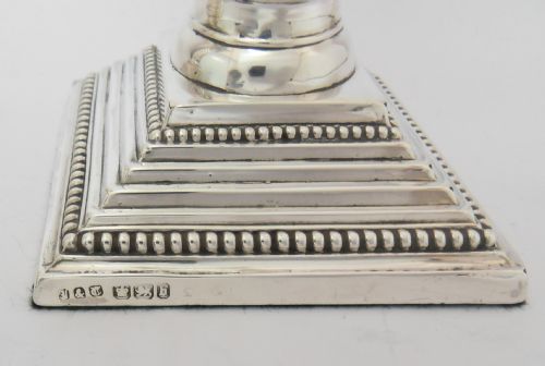 PAIR OF VICTORIAN SILVER CORINTHIAN TWISTED COLUMN CANDLESTICKS SHEFFIELD 1894 STANDING 6 34 INCHES - ADDITIONAL PHOTO 6