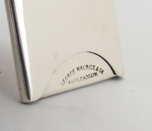 RARE AND UNUSUAL VICTORIAN SLIDING SILVER STAMP CASE - ADDITIONAL PHOTO 4