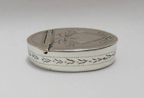 BIRMINGHAM 1793 SILVER SNUFF BOX BY SAMUEL PEMBERTON - ADDITIONAL PHOTO 2