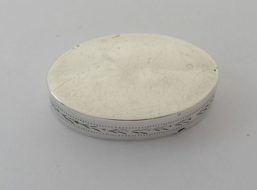 BIRMINGHAM 1793 SILVER SNUFF BOX BY SAMUEL PEMBERTON - ADDITIONAL PHOTO 3
