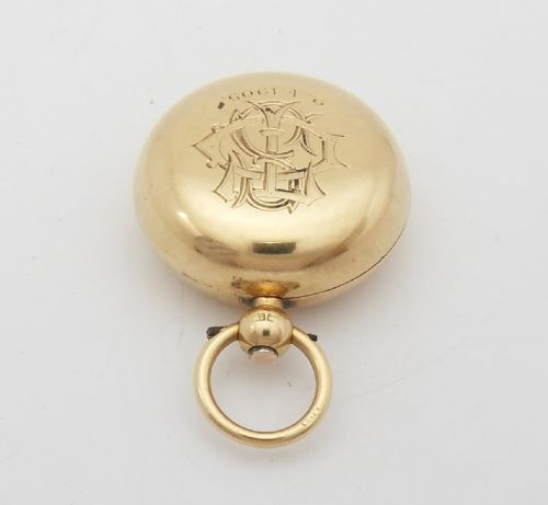 SUPERB 18CT GOLD SOVEREIGN CASE HOLDER LONDON 1904 - ADDITIONAL PHOTO 1