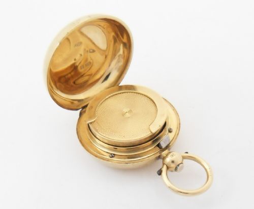 SUPERB 18CT GOLD SOVEREIGN CASE HOLDER LONDON 1904 - ADDITIONAL PHOTO 4