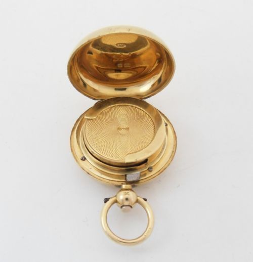 SUPERB 18CT GOLD SOVEREIGN CASE HOLDER LONDON 1904 - ADDITIONAL PHOTO 6