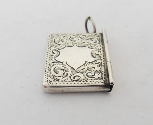 ENVELOPE FORM SILVER STAMP CASE BIRMINGHAM 1911 - ADDITIONAL PHOTO 5
