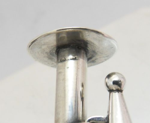 VICTORIAN SILVER MINIATURE CHAMBERSTICK CHESTER 1895 - ADDITIONAL PHOTO 6