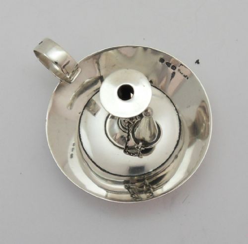 VICTORIAN SILVER MINIATURE CHAMBERSTICK CHESTER 1895 - ADDITIONAL PHOTO 9