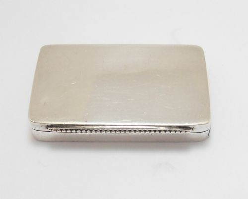 EDWARDIAN SILVER VESTA BOX MATCH STRIKER CHESTER 1906 - ADDITIONAL PHOTO 1