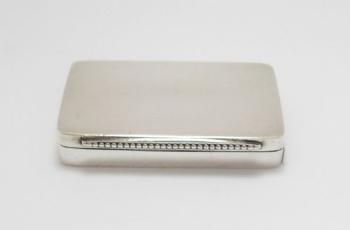 EDWARDIAN SILVER VESTA BOX MATCH STRIKER CHESTER 1906 - ADDITIONAL PHOTO 2
