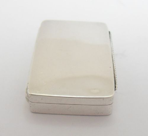 EDWARDIAN SILVER VESTA BOX MATCH STRIKER CHESTER 1906 - ADDITIONAL PHOTO 7