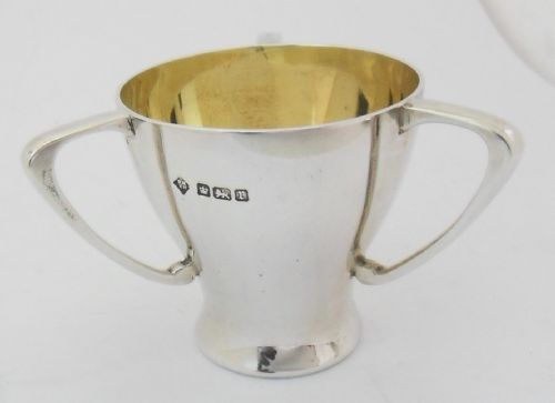 UNUSUAL EDWARDIAN CASED SILVER TYG EGG CUP SPOON - ADDITIONAL PHOTO 4