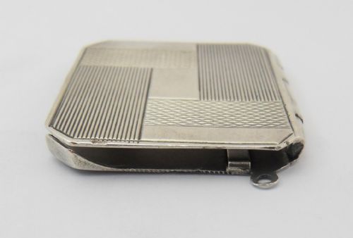 ART DECO GERMAN 925 SILVER STAMP CASE CIRCA 1930 - ADDITIONAL PHOTO 2