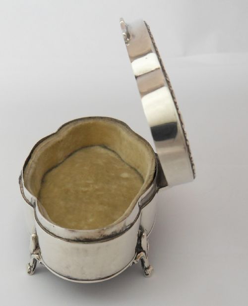MAPPIN WEBB SILVER PIQUE TORTOISESHELL BOX BIRMINGHAM 1913 - ADDITIONAL PHOTO 6
