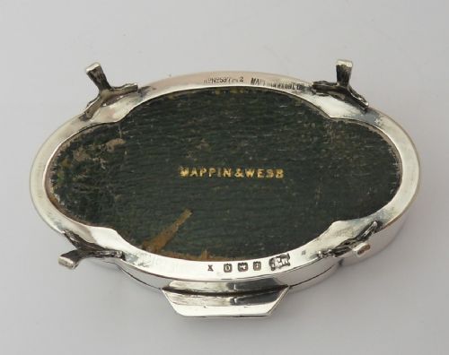 MAPPIN WEBB SILVER PIQUE TORTOISESHELL BOX BIRMINGHAM 1913 - ADDITIONAL PHOTO 8