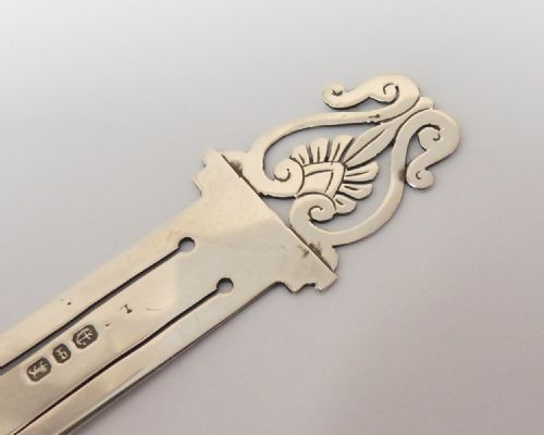 VICTORIAN SILVER BOOKMARK BIRMINGHAM 1890 - ADDITIONAL PHOTO 1