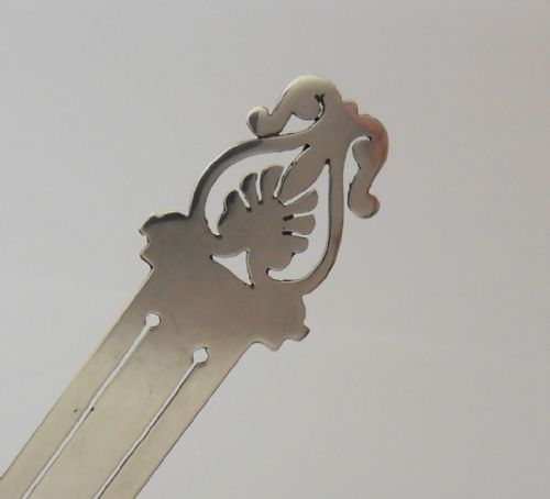 VICTORIAN SILVER BOOKMARK BIRMINGHAM 1890 - ADDITIONAL PHOTO 4