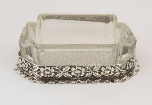 EDWARDIAN STAMP SILVER GLASS ROLLER BIRMINGHAM 1903 - ADDITIONAL PHOTO 4