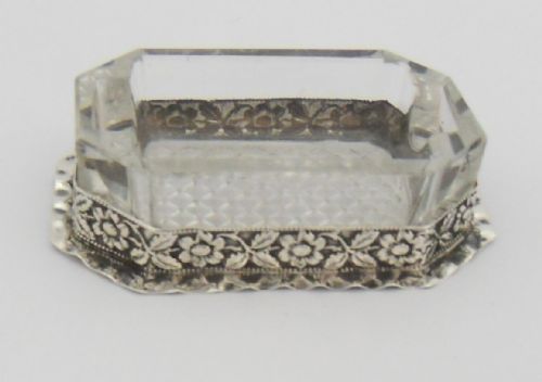 EDWARDIAN STAMP SILVER GLASS ROLLER BIRMINGHAM 1903 - ADDITIONAL PHOTO 7