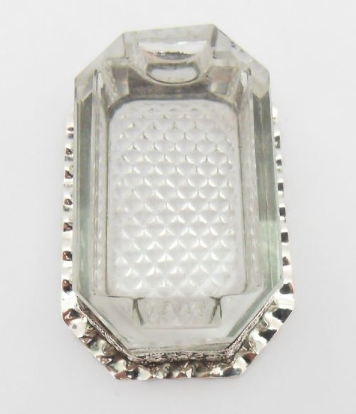 EDWARDIAN STAMP SILVER GLASS ROLLER BIRMINGHAM 1903 - ADDITIONAL PHOTO 9