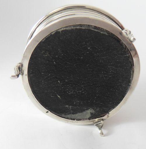 SUPERB SILVER TORTOISESHELL TRINKET BOX BIRMINGHAM 1923 - ADDITIONAL PHOTO 13