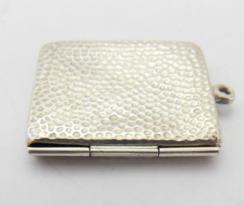 RARE PATTERN SILVER STAMP CASE CHESTER 1905 - ADDITIONAL PHOTO 3