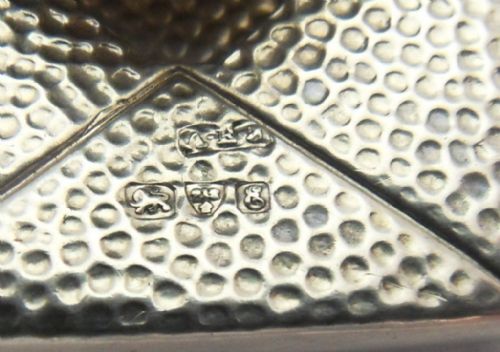 RARE PATTERN SILVER STAMP CASE CHESTER 1905 - ADDITIONAL PHOTO 4