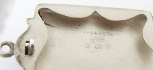 SILVER LOCKET STYLE STAMP CASE BIRMINGHAM 1914 - ADDITIONAL PHOTO 7