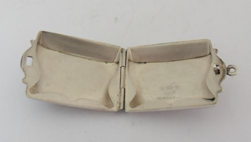 SILVER LOCKET STYLE STAMP CASE BIRMINGHAM 1914 - ADDITIONAL PHOTO 9