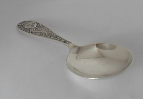 SCOTTISH SILVER HUMPTY DUMPTY CHILD'S NURSERY SPOON GLASGOW 1930 - ADDITIONAL PHOTO 2