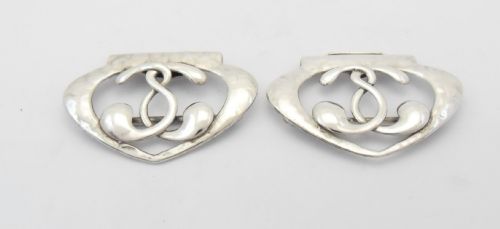 ART NOUVEAU SILVER NURSES BUCKLE BIRMINGHAM 1907 - ADDITIONAL PHOTO 3