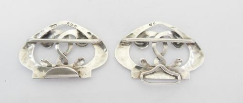 ART NOUVEAU SILVER NURSES BUCKLE BIRMINGHAM 1907 - ADDITIONAL PHOTO 6