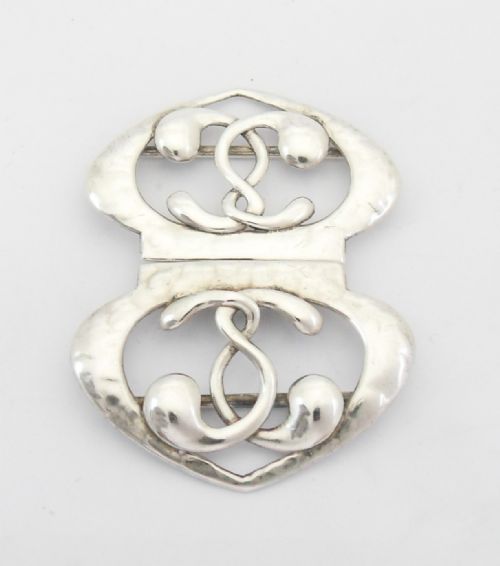 ART NOUVEAU SILVER NURSES BUCKLE BIRMINGHAM 1907 - ADDITIONAL PHOTO 7