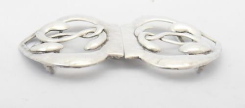 ART NOUVEAU SILVER NURSES BUCKLE BIRMINGHAM 1907 - ADDITIONAL PHOTO 8