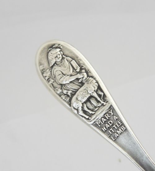SILVER SPOON PUSHER NURSERY CHRISTENING SET CHESTER 1956 - ADDITIONAL PHOTO 5