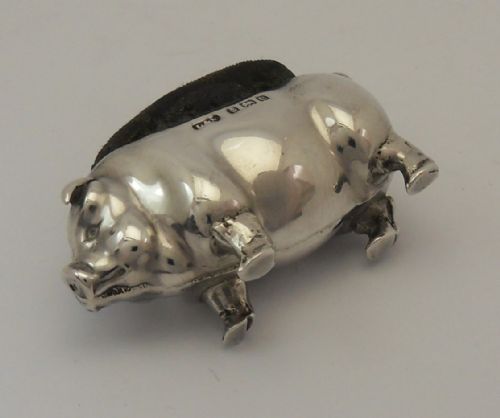 EDWARDIAN SILVER PIN CUSHION BIRMINGHAM 1904 - ADDITIONAL PHOTO 9