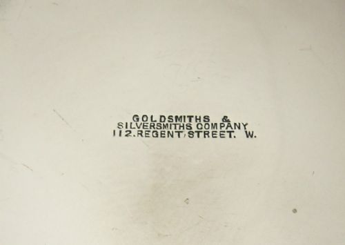 FINE SILVER TEA CADDY GOLDSMITHS SILVERSMITHS LONDON 1911 - ADDITIONAL PHOTO 6