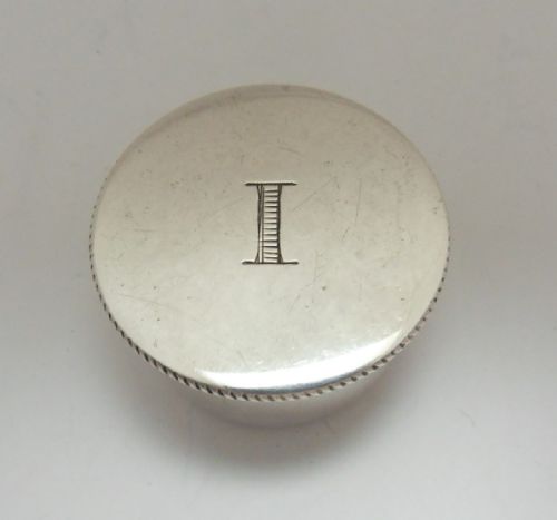SILVER ECCLESIASTICAL SACRAMENTAL OIL POT LONDON 1937 - ADDITIONAL PHOTO 1