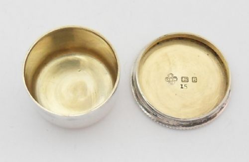 SILVER ECCLESIASTICAL SACRAMENTAL OIL POT LONDON 1937 - ADDITIONAL PHOTO 6