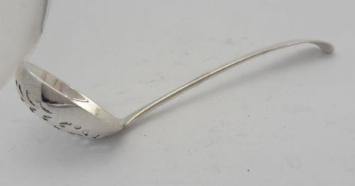 SUPERB GEORGIAN SILVER SUGAR SIFTER SPOON LONDON 1800 - ADDITIONAL PHOTO 4