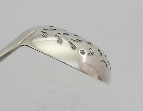 SUPERB GEORGIAN SILVER SUGAR SIFTER SPOON LONDON 1800 - ADDITIONAL PHOTO 9