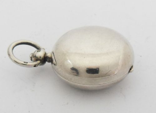 EDWARDIAN SILVER SINGLE SOVEREIGN CASE BIRMINGHAM 1909 - ADDITIONAL PHOTO 6