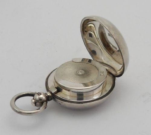 EDWARDIAN SILVER SINGLE SOVEREIGN CASE BIRMINGHAM 1909 - ADDITIONAL PHOTO 7