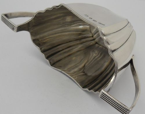 VICTORIAN FLUTED SILVER SUGAR BOWL BIRMINGHAM 1876 - ADDITIONAL PHOTO 7