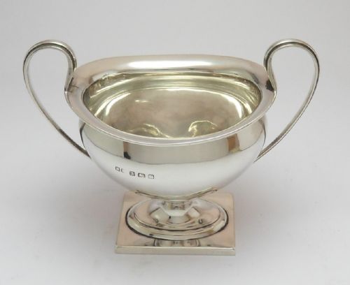 EXQUISITE SILVER TWIN HANDLED SUGAR BOWL BIRMINGHAM 1916 - ADDITIONAL PHOTO 1
