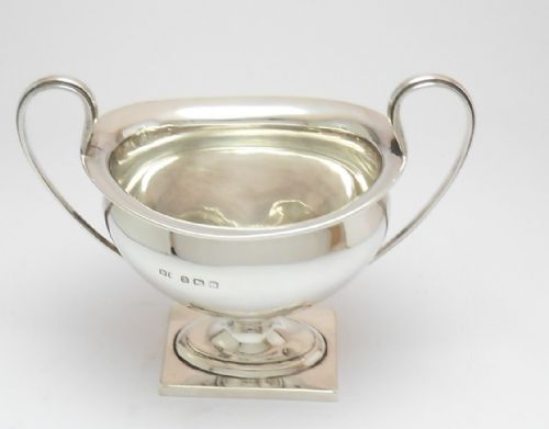 EXQUISITE SILVER TWIN HANDLED SUGAR BOWL BIRMINGHAM 1916 - ADDITIONAL PHOTO 6